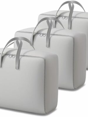 [3] Pack Fabric Storage Bag, Waterproof Quilt Bag, Quilt Packing Bag, Moving Travel Large Capacity Luggage Storage Bag