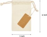 Multifunctional Canvas Drawstring Bags Reusable Cotton Storage Bag Home Travel Organizer Sort Pocket Laundry Bag pack