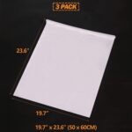 3 Pack Jumbo Drawstring Dust Covers Large Cloth Storage Pouch String Bag for Handbags Purses Shoes