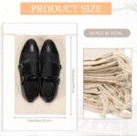 Shoes Bag for Travel Storage Dust Proof Cotton Drawstring Bag Breathable Pouch for Travel Home Pantry Accessories