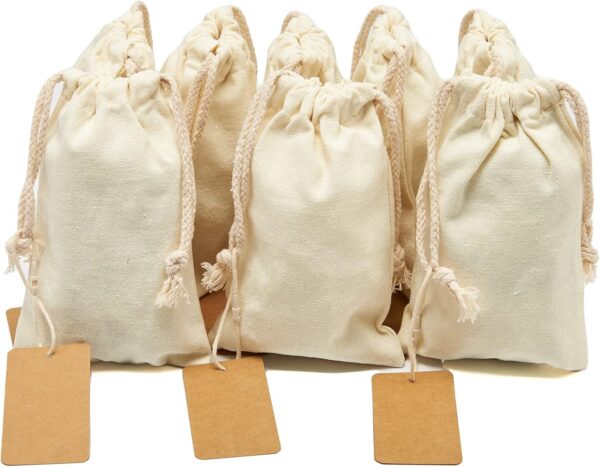 Multifunctional Canvas Drawstring Bags Reusable Cotton Storage Bag Home Travel Organizer Sort Pocket Laundry Bag pack